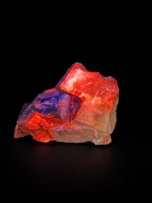 Black Chocolate Calcite Specimen – Strong Orange UV Fluorescence | Hunan, China (Copy)
