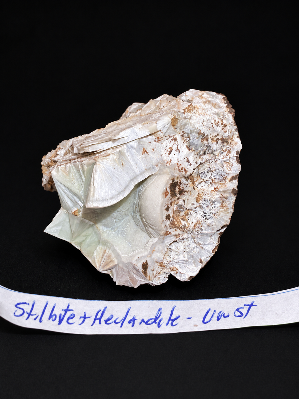 Stilbite & Heulandite on Matrix — Unst, Shetland Islands, Scotland