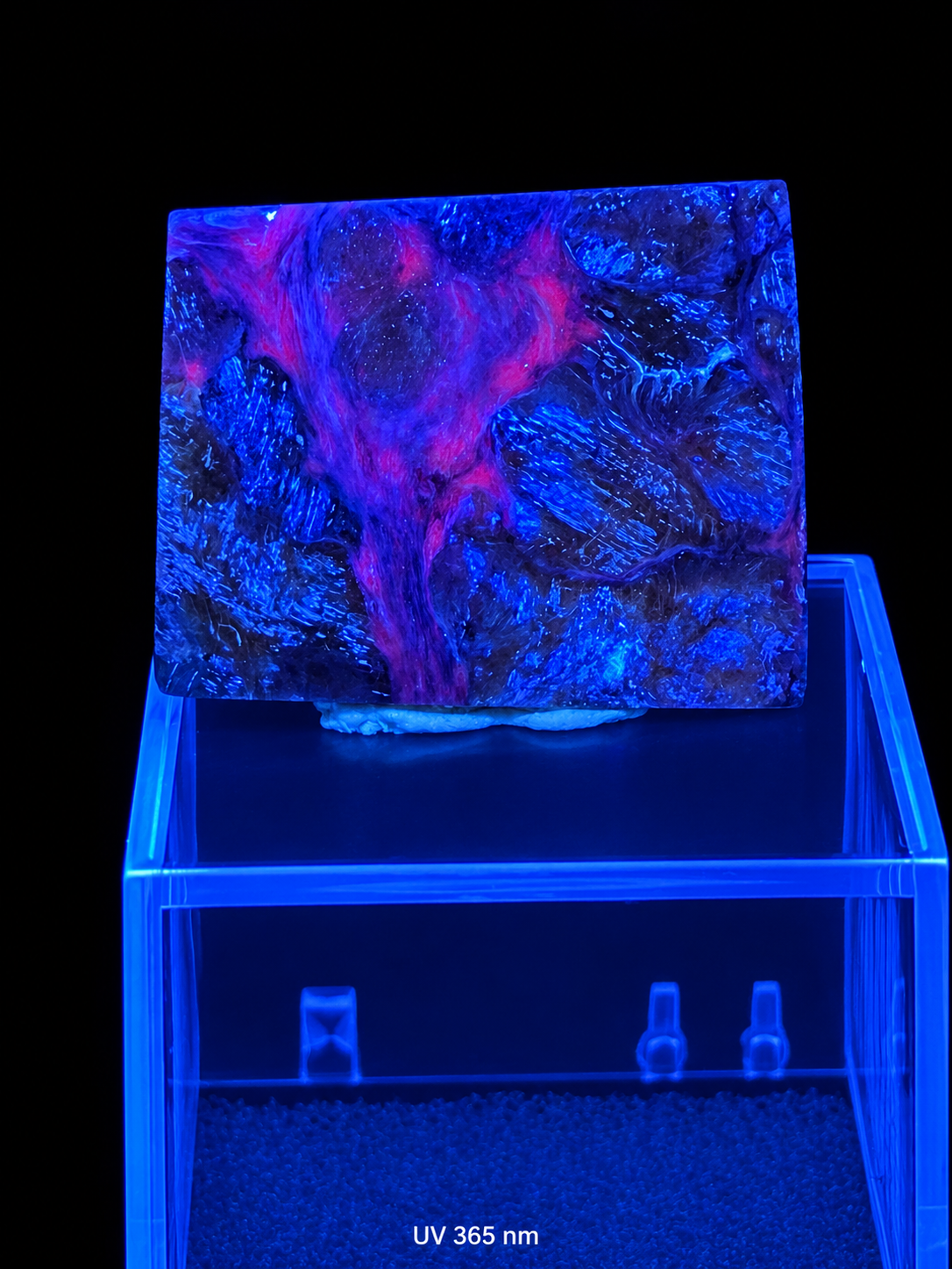 Fluorescent Charoite Specimen — Siberia, Russia | UV Reactive | 0.6 oz