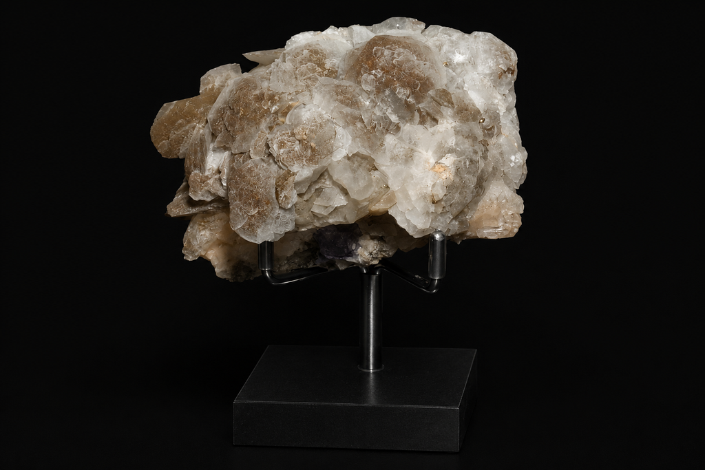 Calcite with Pyrite, Chalcopyrite, Goethite & Limonite – Daye Mine, China