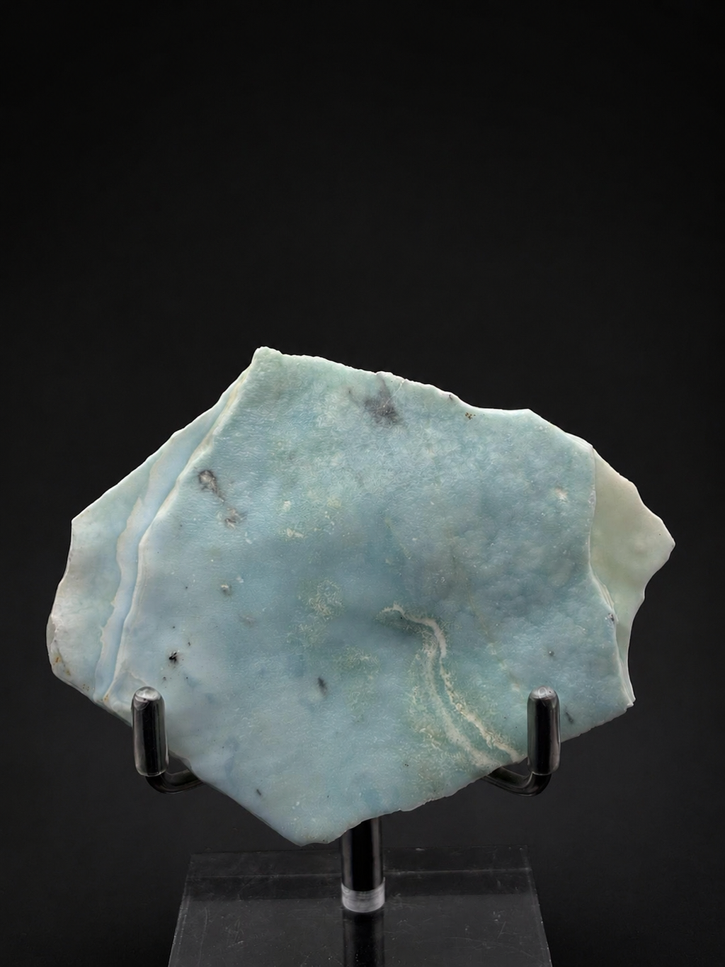 Blue Aragonite with UV Afterglow – Sichuan, China