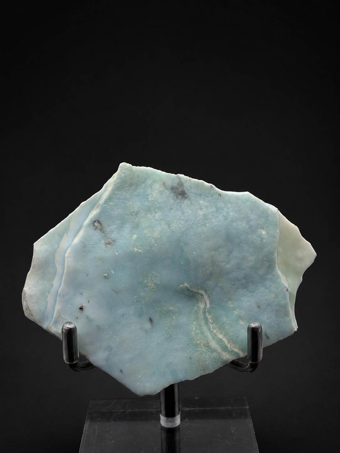 Blue Aragonite with UV Afterglow – Sichuan, China