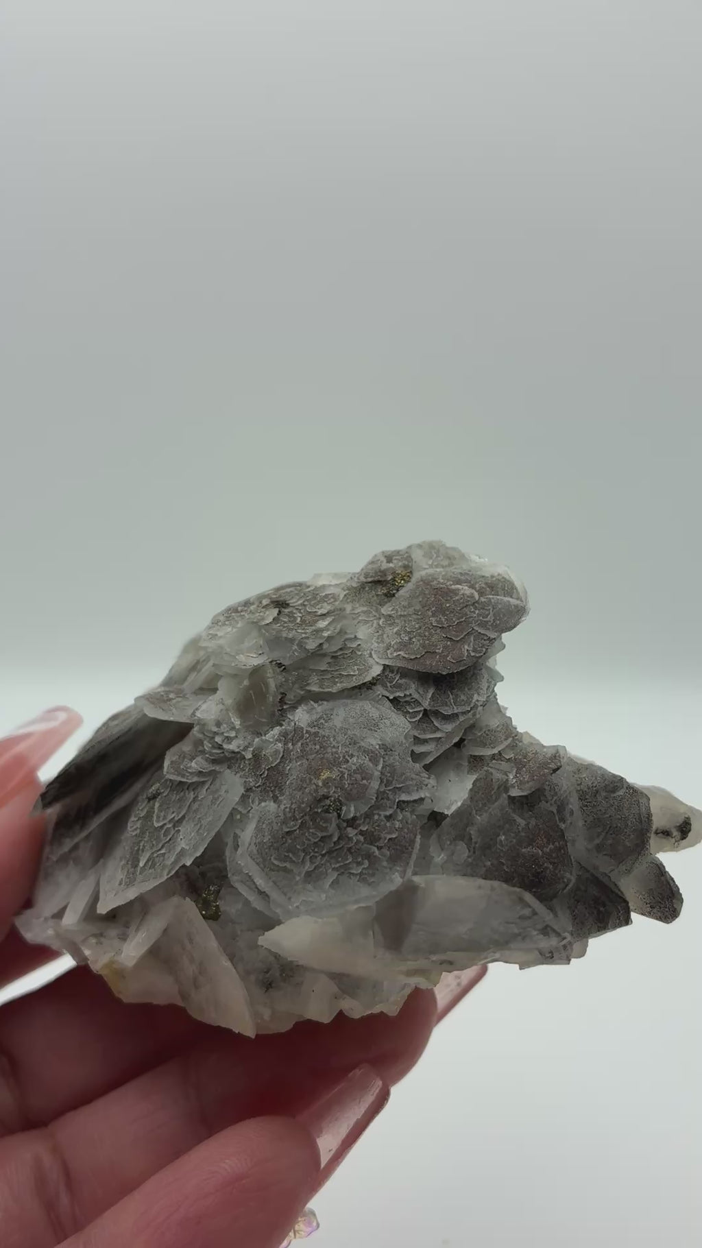Calcite with Pyrite, Chalcopyrite, Goethite & Limonite – Daye Mine, China